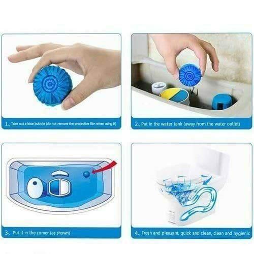 Wheel Toilet Cleaner Tablets